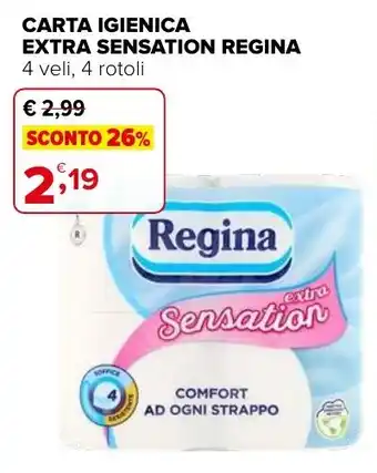 Iperal Carta igienica extra sensation REGINA offerta