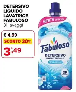 Iperal Detersivo liquido lavatrice FABULOSO offerta