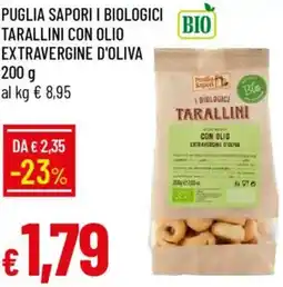 Galassia Puglia sapori i biologici tarallini con olio extravergine d'oliva offerta