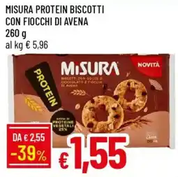 Galassia Misura protein biscotti con fiocchi di avena offerta