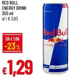 Galassia Red bull energy drink offerta