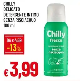 Galassia Chilly delicato detergente intimo senza risciacquo offerta