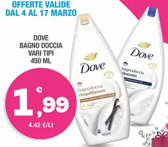 Splendidi e Splendenti Dove bagno doccia offerta