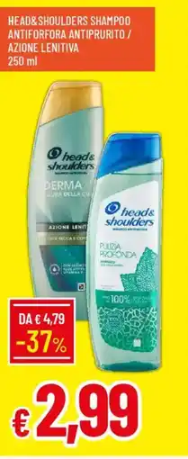 Galassia Head&shoulders shampoo antiforfora antiprurito / azione lenitiva offerta
