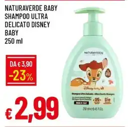 Galassia Naturaverde baby shampoo ultra delicato disney baby offerta