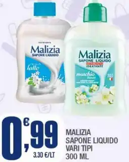 Splendidi e Splendenti Malizia sapone liquido offerta