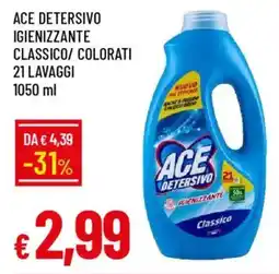 Galassia Ace detersivo igienizzante classico/colorati offerta