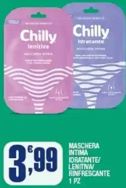 Splendidi e Splendenti Chilly Maschera intima idratante/ lenitiva rinfrescante offerta