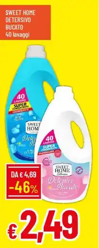 Galassia Sweet home detersivo bucato offerta