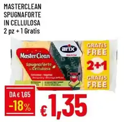 Galassia MASTERCLEAN SPUGNAFORTE IN CELLULOSA offerta