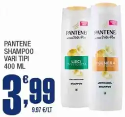 Splendidi e Splendenti Pantene shampoo offerta
