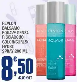 Splendidi e Splendenti Revlon balsamo equave senza risciacquo color/curls/ hydro spray offerta
