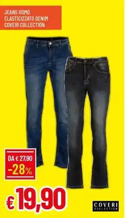 Galassia Jeans uomo elasticizzato denim coveri collection offerta