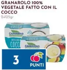 Pan Granarolo 100% vegetale fatto con il cocco offerta