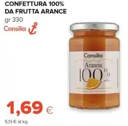 Tigre Consilia confettura 100% da frutta arance offerta