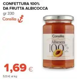 Tigre Consilia confettura 100% da frutta albicocca offerta