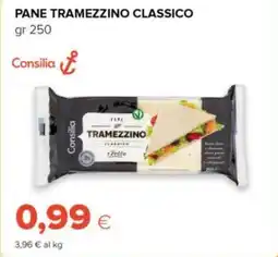 Tigre Consilia pane tramezzino classico offerta