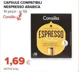 Tigre Consilia capsule compatibili nespresso arabica offerta