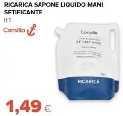 Tigre Consilia ricarica sapone liquido mani setificante offerta