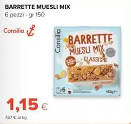 Tigre Consilia barrette muesli mix offerta