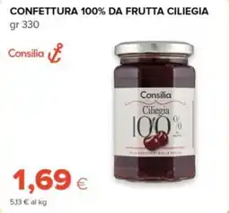 Tigre Consilia confettura 100% da frutta ciliegia offerta