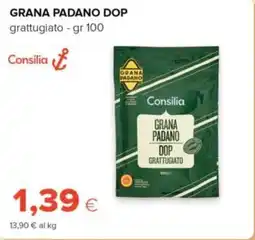 Tigre Consilia grana padano dop grattugiato offerta