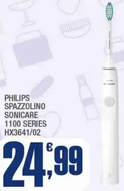 Splendidi e Splendenti Philips spazzolino sonicare 1100 series hx3641/02 offerta