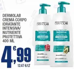 Splendidi e Splendenti Dermolab crema corpo idratante intensiva/ nutriente protettiva offerta