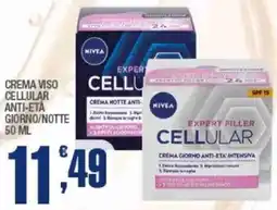 Splendidi e Splendenti Nivea crema viso cellular anti-eta giorno/notte offerta