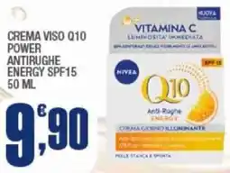 Splendidi e Splendenti Nivea crema viso q10 power antirughe energy spf15 offerta