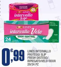 Splendidi e Splendenti Lines intervallo proteggi slip fresh disteso/ ripiegato/velo odor offerta