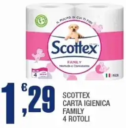Splendidi e Splendenti Scottex carta igienica family offerta