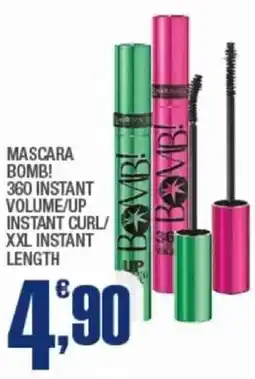 Splendidi e Splendenti Mascara bomb! 360 instant volume/up instant curl/ xxl instant length offerta