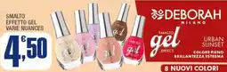 Splendidi e Splendenti Deborah milano smalto effetto gel offerta