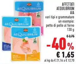 Conad Affettati aequilibrium AIA offerta