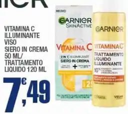 Splendidi e Splendenti Garnier vitamina c illuminante viso siero in crema / trattamento liquido offerta