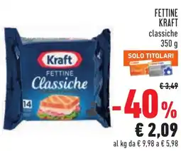 Conad Fettine KRAFT classiche offerta