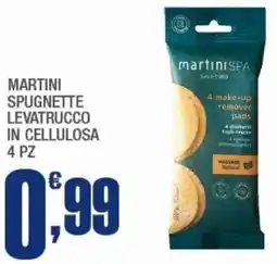 Splendidi e Splendenti Martini spugnette levatrucco in cellulosa offerta