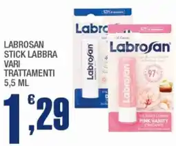 Splendidi e Splendenti Labrosan stick labbra offerta