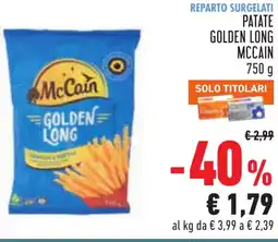 Conad Patate golden long MCCAIN offerta