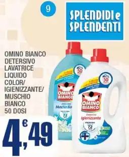 Splendidi e Splendenti Omino bianco detersivo lavatrice liquido color/ igienizzante/ muschio bianco offerta