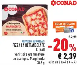 Conad Pizza la rettangolare CONAD offerta