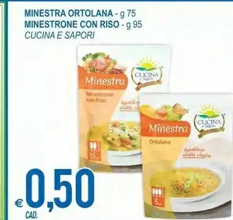 MD Discount Minestra ortolana/ minestrone con riso offerta