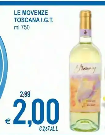 MD Discount Le movenze toscana igt 750 ml offerta