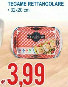 O cucine tegame rettangolare