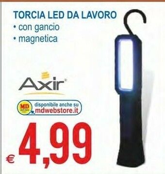 MD Discount Axir torcia led da lavoro offerta