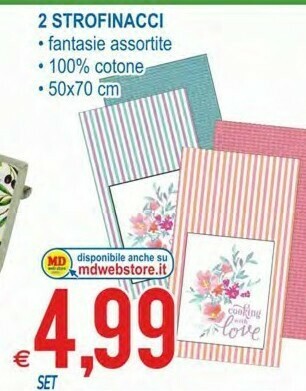 MD Discount 2 strofinacci offerta