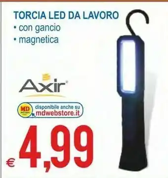 MD Discount Axir torcia led da lavoro offerta