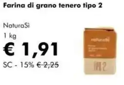 NaturaSì Farina di grano tenero tipo 2 NaturaSi offerta