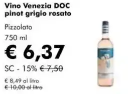 NaturaSì Vino Venezia DOC pinot grigio rosato Pizzolato offerta